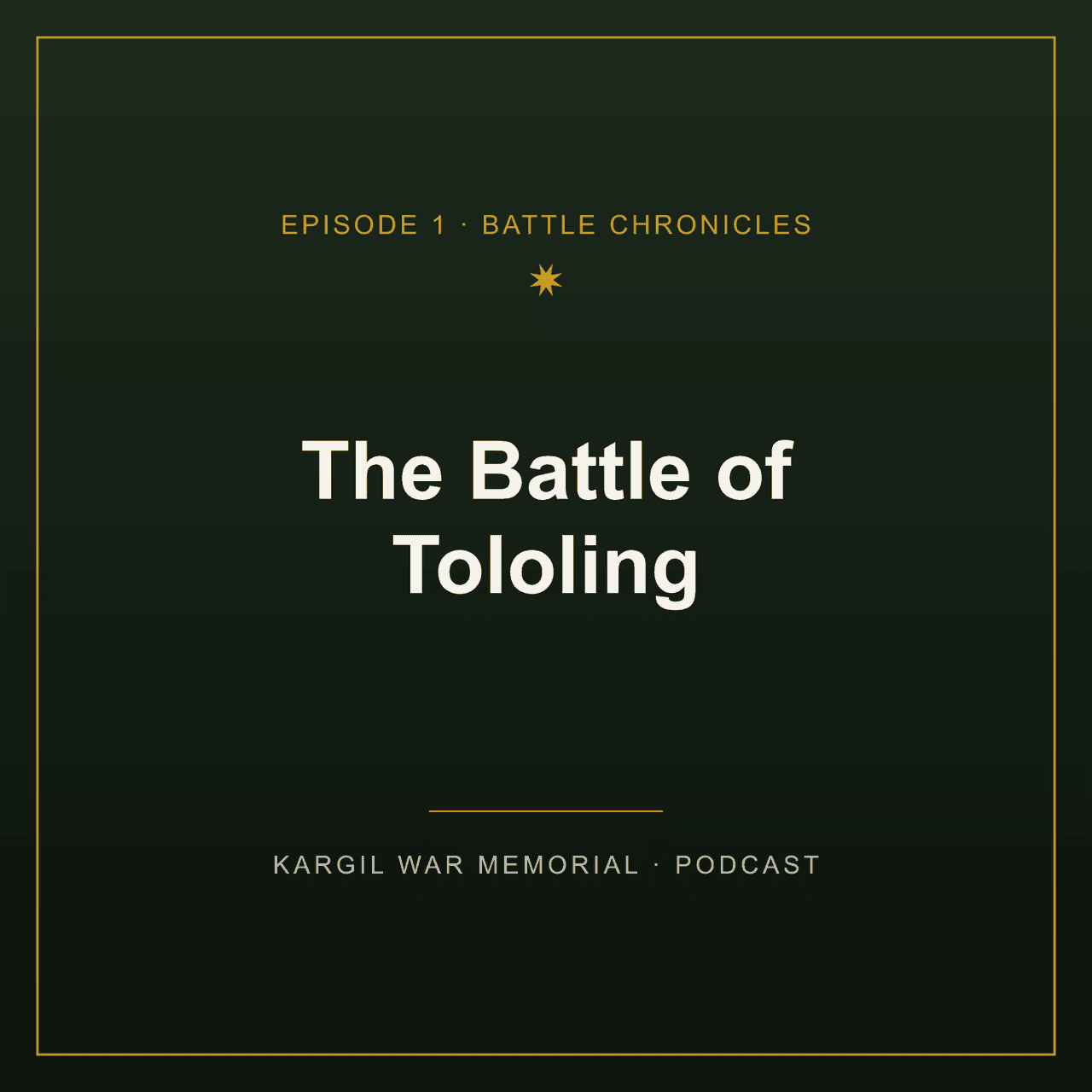 Episode artwork for the podcast "The Battle of Tololing"
