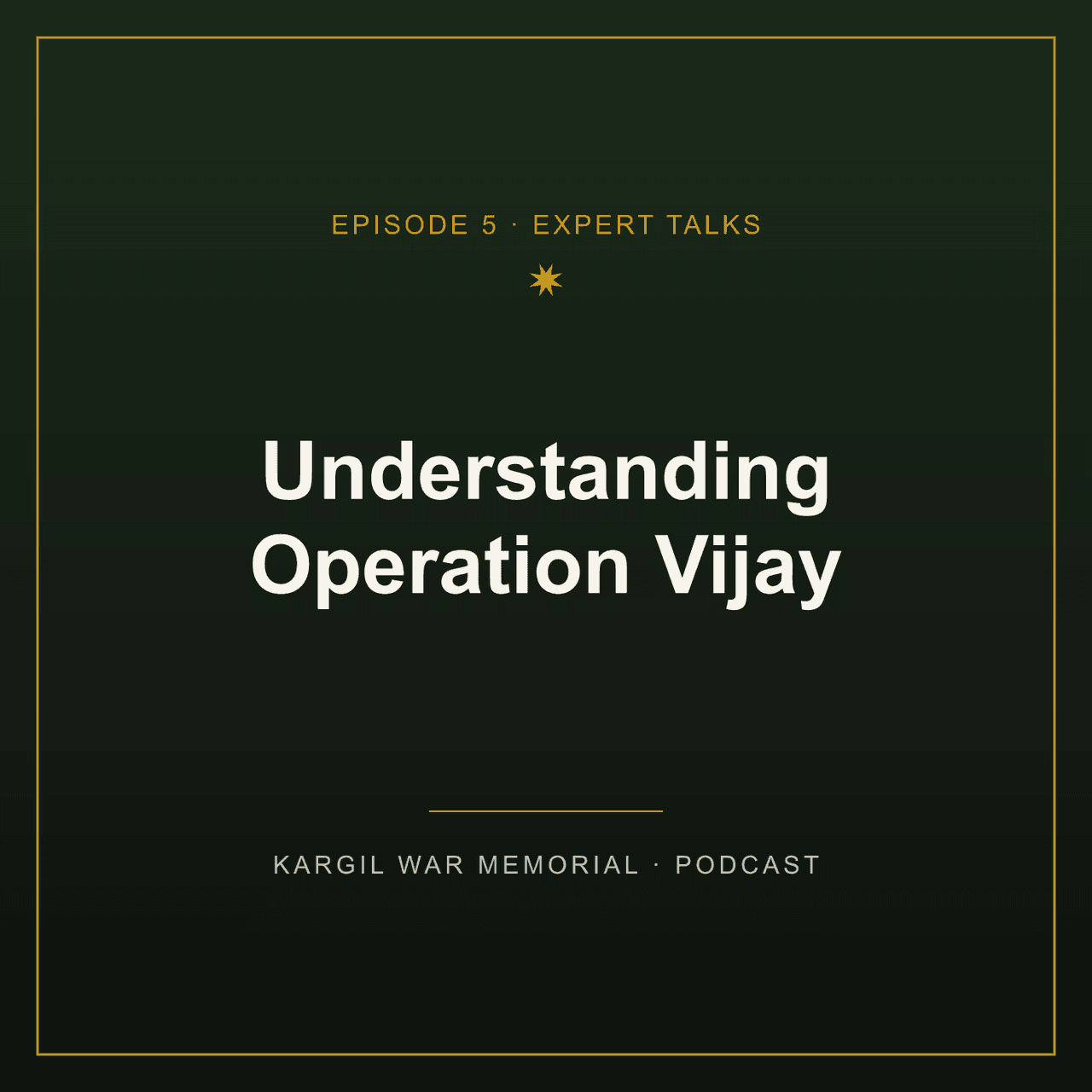 Episode artwork for the podcast "Understanding Operation Vijay"